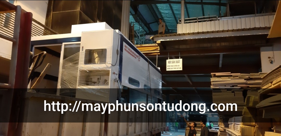 Bàn giao máy phun sơn Công ty Cổ phần Siêu Chung Kỳ